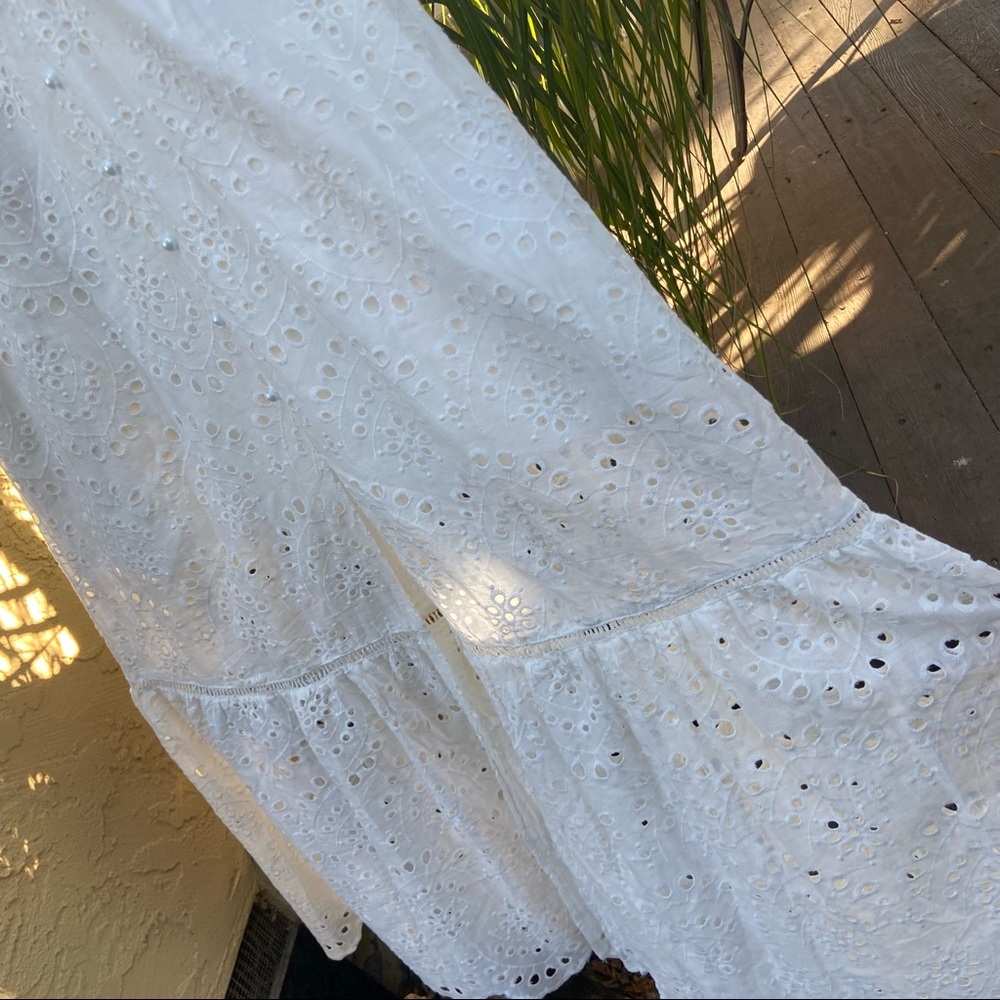 NWT Simplee lace maxi white dress - Picture 5 of 6